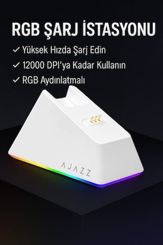 Aj139 V2 Mc 24.000 Dpı Paw3311 Ultra Hafif 3 Modlu Oyuncu Mouse - 500mah Batarya Diğer