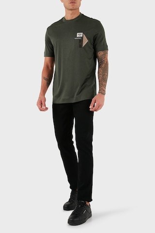 Emporio Armani Erkek T Shirt Em002959 Af18312 U8120 Haki Haki