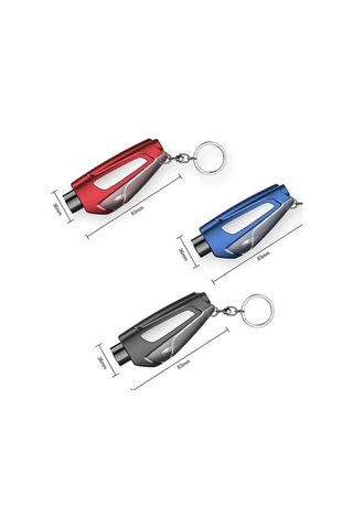 Novahub Araba Acil Kaçış Anahtarı, Pencere Cam Kırıcı, Güvenlik Kurtarma Aracı, 3-in-1 Kurtarma Seti