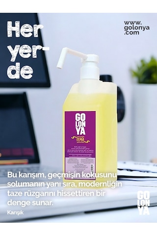 Golonya Karışım Kokulu Sprey Başlıklı Kolonya 1 L