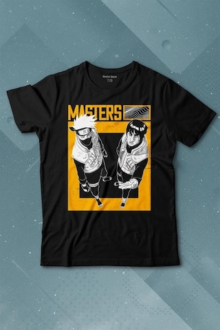 Kendim Seçtim Naruto Kakashi Masters Anime Dizi Ustalar Japonca Baskılı Tişört Çocuk T-shirt 001