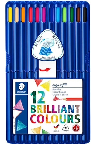 Staedtler Ergosoft 12 Renk Kuru Boya 157 Sb12