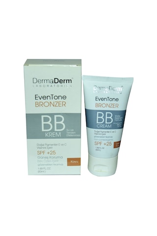 Dermaderm Eventone Bb Krem Spf+ 25 Güneş Koruma Bitki Özlü 50 ML Koyu Ton