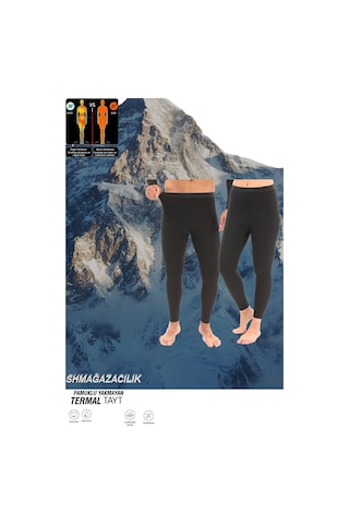 Sauna Suit Termal Içlik, Unisex Kışlık Sıcak Tutan Pamuklu Yakmayan, Termal Alt Termal Fanila Iclik Siyah