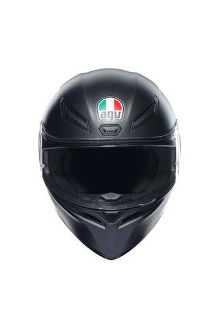 Agv Motosiket K1 S Mono Matt Mat Siyah Motosiklet Kaskı