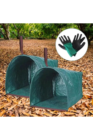 Homyl 2 Adet Tozpan Tipi Bahçe Torbaları Çim Parkları Için