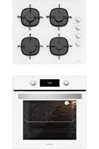 Silverline CS5335W01 + BO6504W01 Beyaz 2'li Ankastre Set