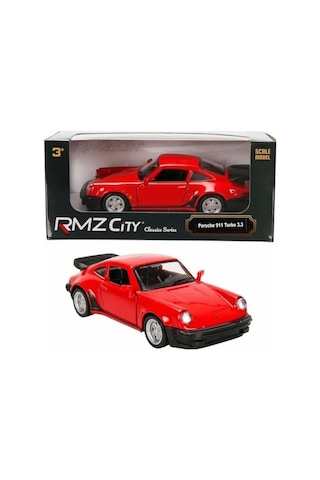 1:32 Alman Klasikleri Serisi Die Cast Çek Bırak Model Araba - 911 Kırmızı