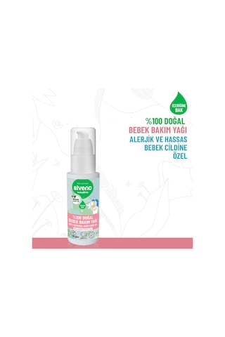 Siveno %100 Doğal Bebek Yağı Organik Jojoba Bakım Masaj Yağı Bitkisel Vegan 50 ml