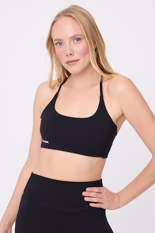 Strapflex Sırt Destekli Atletik Spor & Aktif Yaşam Sütyeni-2758 Siyah