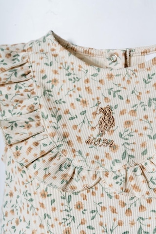 U.S. Polo Assn. U.s. Polo Assn Kız Bebek Elbise Ekru-2294 Ekru