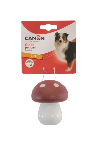 Camon Tpr Ödül Hazneli Mantar Şeklinde Dayanıklı Köpek Oyuncağı 9 Cm