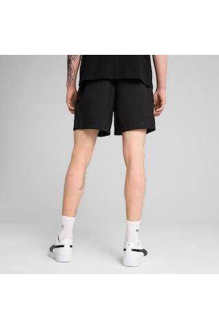 Puma Wardrobe Ess Erkek 6" Kargo Şort 629656 01 Siyah