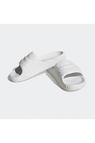 Adidas Adilette 22 Unisex Beyaz Terlik Düz Hq4672 Beyaz