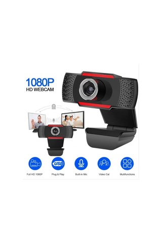 1080p Webcam Web Kamerası Dijital Web Cam Otomatik Dizüstü Bilgisayar Masaüstü İçin Mic Android Tv Web Cam İle Odaklanıyor