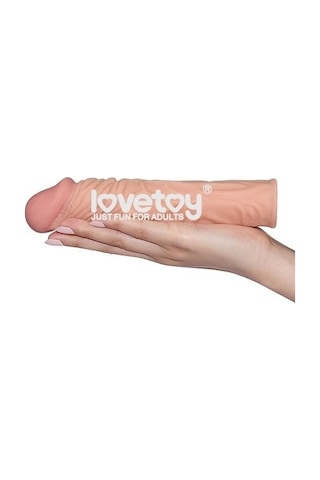 Truva Shop Lovetoy X-tra Girth Realistik Uzatmalı Penis Kılıfı