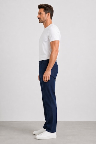 Bihan Store Erkek Yan Cep Esnek Tensel Kot Pantolon 2184-mavi