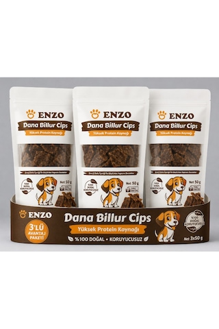 Enzo Dana Billur Cips Avantaj Paket 3x50 Gr.