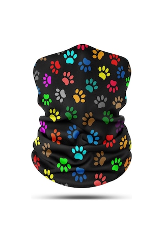 Dair Pati Desenli Boyunluk Bandana Outdoor Balaklava Yüz Maskesi Kafa Bandı