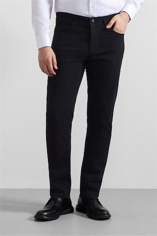 Süvari Siyah Slim Düz Casual Pantolon Pn2020500647-s09 Siyah