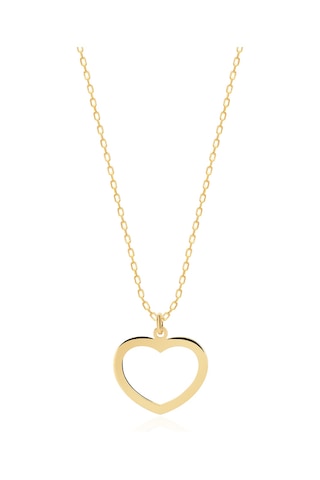 Emılıano Jewellery Silver 925 Ayar Kalp Kolye Gold - Rose Gold - Gümüş Emılıano Jewellery Silver 925 Ayar Kalp Kolye Gold - Rose Gold - Gümüş
