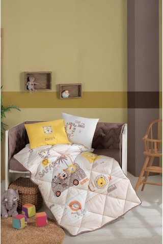 Clasy Bebek Uyku Seti %100 Pamuk Ranforce Lion Sarı