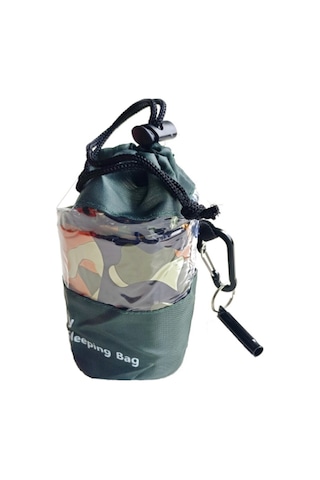 1-2 Kişilik Acil Uyku Tulumu, Hafif, Su Geçirmez Ve Sıcak Tutar Renk B Haki
