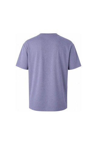 Trender Modelli Cepli O Yaka Açık Gri Erkek T-shirt 2351-1