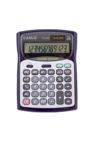 Csl Cs-505 12 Hane Masa Tipi İşlem Kontrollü Su Geçirmez Hesap Makinesi Kdo Diğer