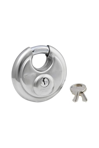 Master Lock Anahtarlı 40d Paslanmaz Çelik Discus Asma Kilit, Gümü