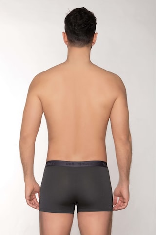 Dowry Erkek Modal Boxer Logo Lastikli Kısa Antrasit Antrasit