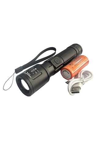Powerdex Pd-4200 Şarjlı El Feneri 10w Siyah