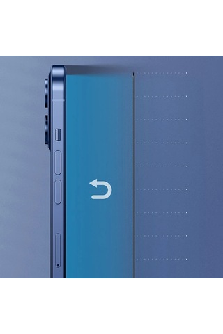 Baseus İphone 12 Mini Ekran Koruyucu 0.3mm Full Anti Blue Light Tempered Cam Ekran Koruyucu 2adet Se- 5775