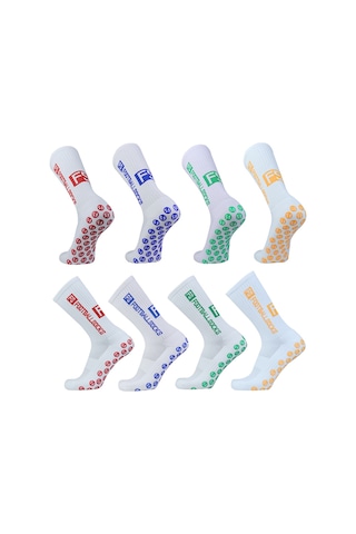 Folinda Profesyonel Futbol Çorapları, Silikon Süpürge Anti Kayma, Spor Antrenman Maç İçin, Mavi Mavi