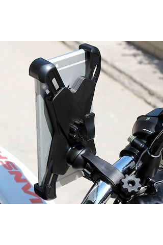 Bianchi Üniversal Bisiklet-motosiklet-araba Gidona Telefon Tutucu Siyah