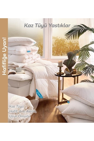 Kaztüyü Yastık 50x70 Krem Beyaz