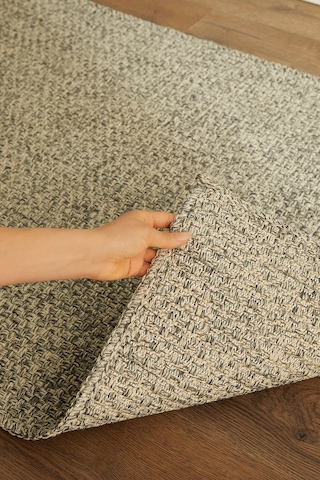 Ocean Home Textile Yıkanabilir Jüt Görünümlü Gri Renk Hasır Desenli Halı Kilim 120 X 180 Cm