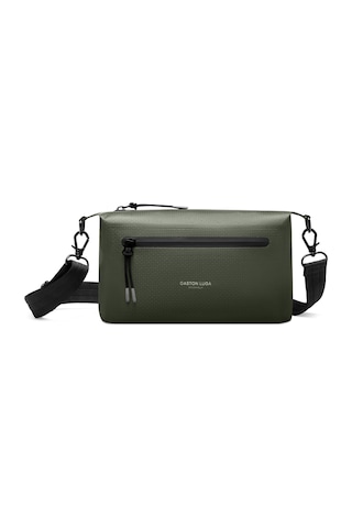 Gaston Luga Lightweight Duoseal Crossbody Omuz Çantası- Olive Yeşil