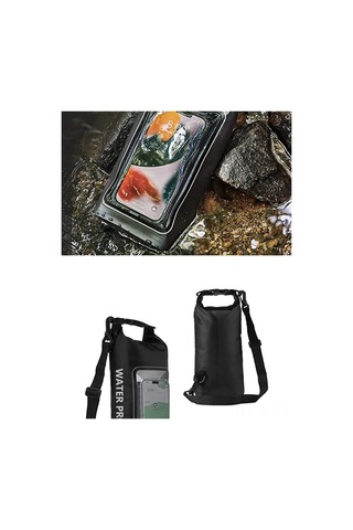 Vkemall 2l Pvc Su Geçirmez Sırt Çantası - Outdoor Ve Spor Aktiviteleri İçin Moda Ve Dayanıklı