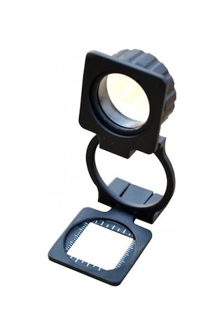 Tekstilciler Için Kumaş Kontrolü Büyüteç,katlanan, Metal 15x Büyütme