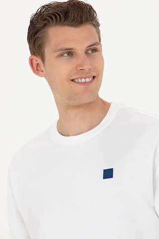 U.S. Polo Assn. Erkek Sweatshirt 50263251-vr013 Beyaz
