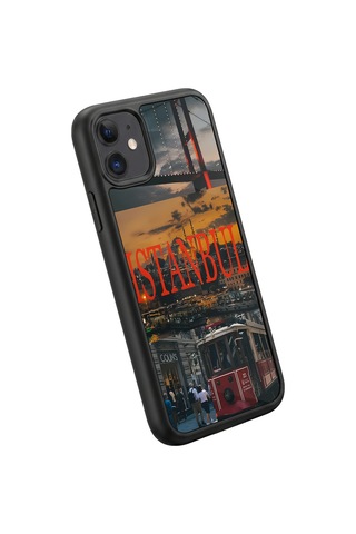 İphone 11 Uyumlu Köprü Desenli Kamera Korumalı Darbelere Dayanıklı Kılıf 1258-köprü-iphone11