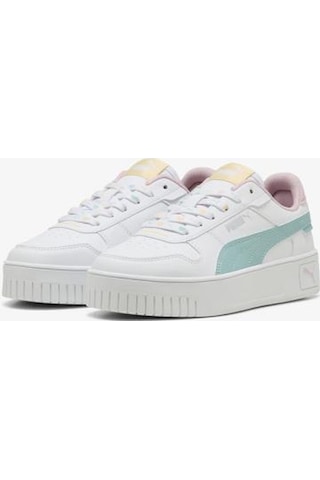 Puma 400884 01 Carina Street Lacey Jr Kadın Sneaker Ayakkabı Beyaz Yeşil 36-40 Beyaz - Yeşil