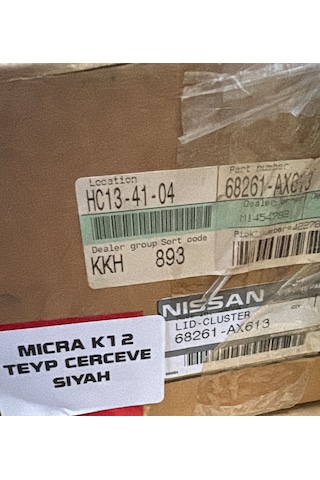 Nissan Micra Teyp Çerçevesi K12 Kasa 68261-ax613 Adet