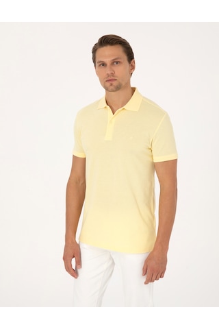 Pierre Cardin Erkek Açık Sarı Tişört Basic 50325323-vr004 Açık Sarı