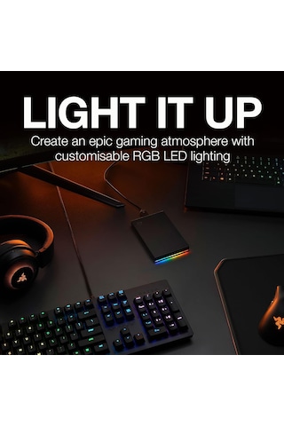 Firecuda Gaming Hard Drive 2tb, Harici Sabit Disk, Usb 3.2 Gen 1, Rgb Led Aydınlatma, Pc Ve Mac İçin, Data Rescue Serv