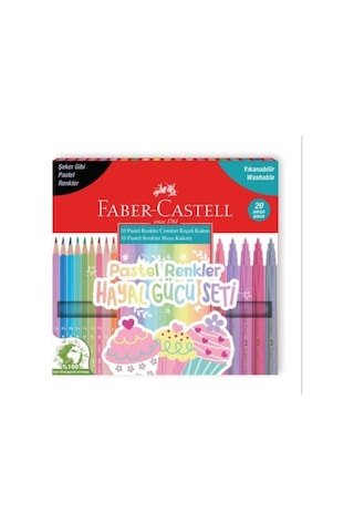 Faber-Castell Pastel Renkler Hayal Gücü Seti 10'lu
