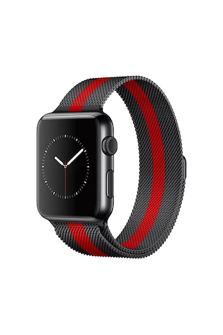 Apple Uyumlu Watch 42 MM Milano Loop Çelik Kordon 42 MM Kayış Seri 1-2-3