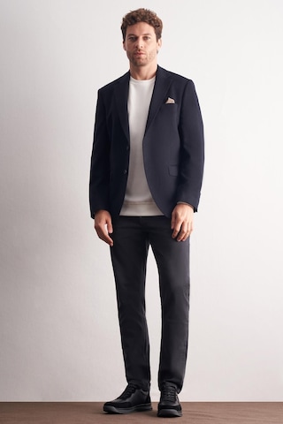 İmza Lacivert Mono Yaka Yünlü 6 Drop Comfort Fit Classic Ceket 1002255150 Lacivert