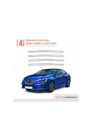 Renault Megane 4 Krom İç Kapı Çıtası 4 Parça 2020 Ve Üzeri